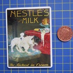 Nestles Tin Sign with Magnet